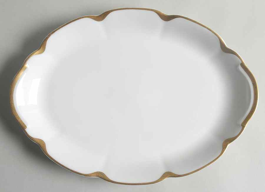 Schleiger 822a 11" Oval Serving Platter by Haviland-1