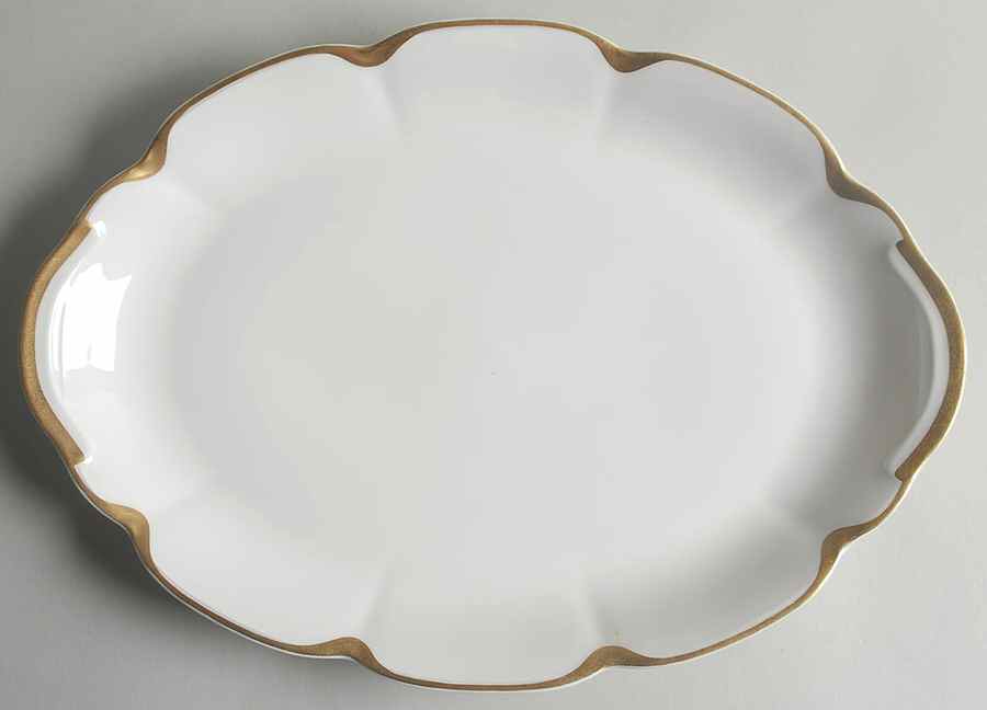 Schleiger 822a 14" Oval Serving Platter by Haviland-1