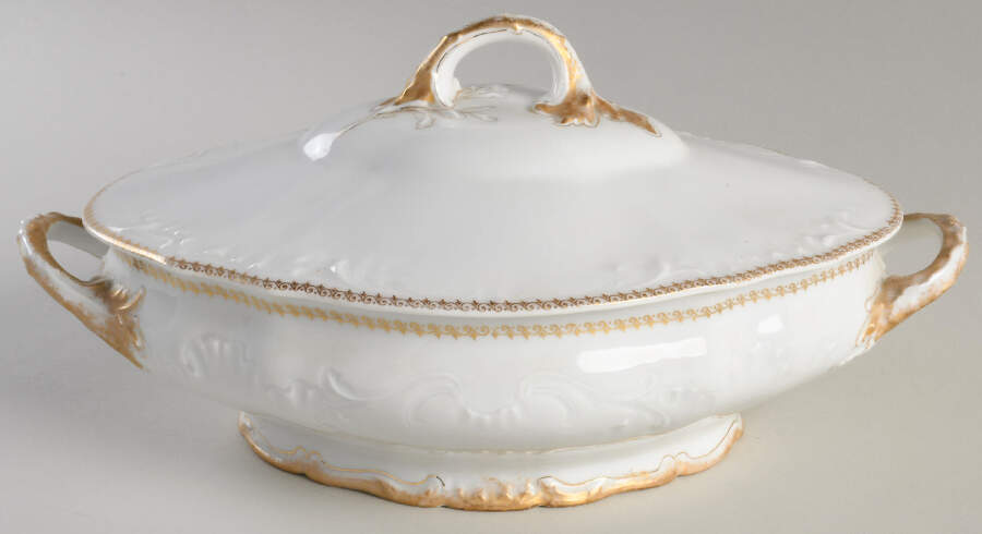 Schleiger 827 Oval Covered Vegetable by Haviland-1