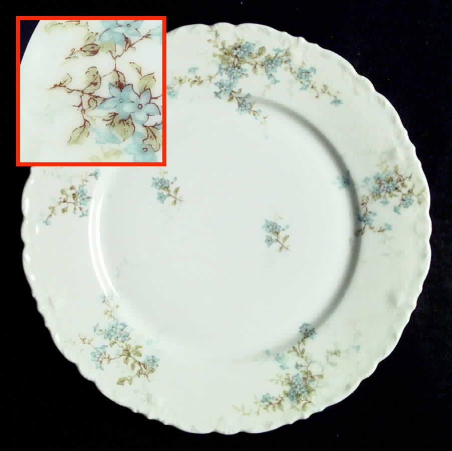 Schleiger 834e Dinner Plate by Haviland-1