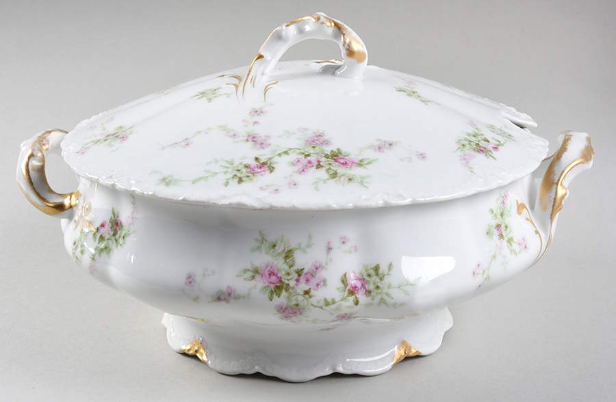 Schleiger 837h Tureen &  Lid by Haviland-1