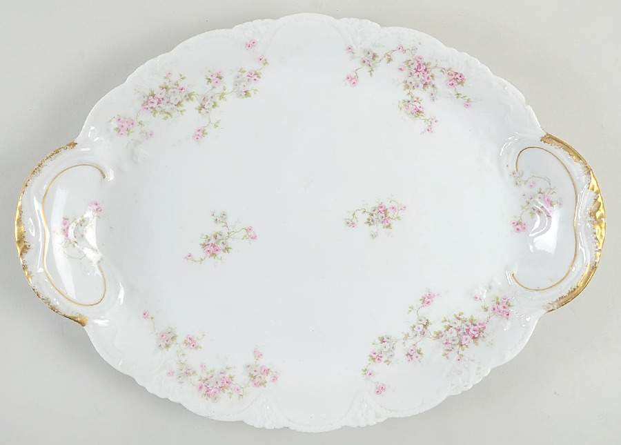 Schleiger 837h 16" Oval Serving Platter by Haviland-1