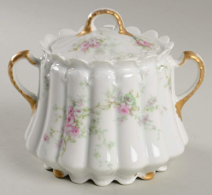 Schleiger 837k Sugar Bowl & Lid by Haviland-1