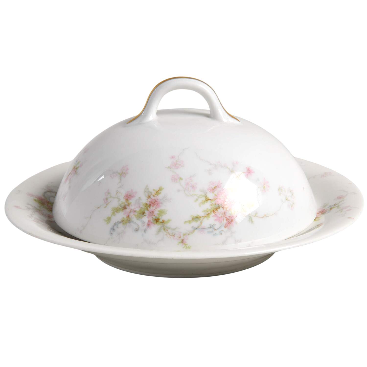 Schleiger 839 Round Covered Butter by Haviland-1