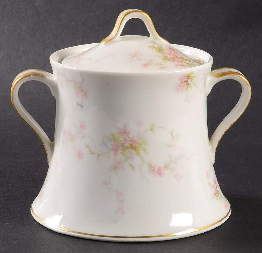 Schleiger 839 Sugar Bowl & Lid by Haviland-1