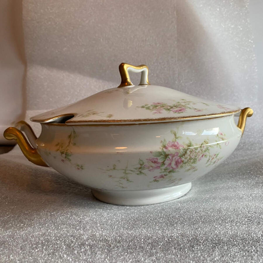 Schleiger 840b Tureen &  Lid by Haviland-1