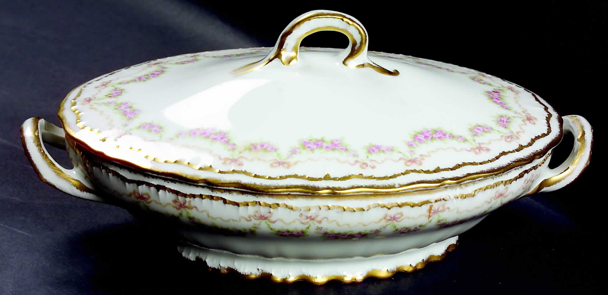 Schleiger 842 Oval Covered Vegetable by Haviland-1