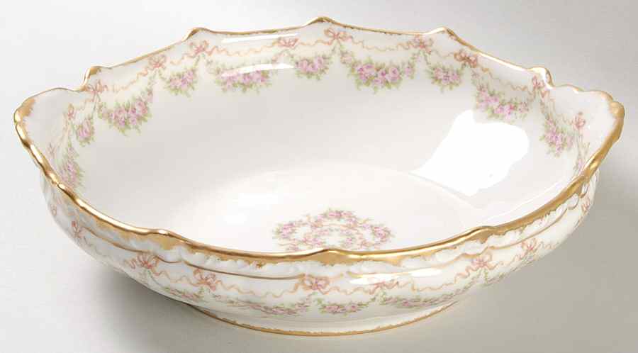 Schleiger 842 9" Round Shallow Vegetable Bowl by Haviland-1