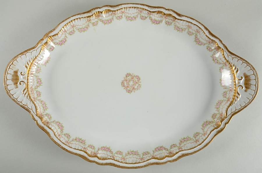Schleiger 842 20" Oval Serving Platter by Haviland-1