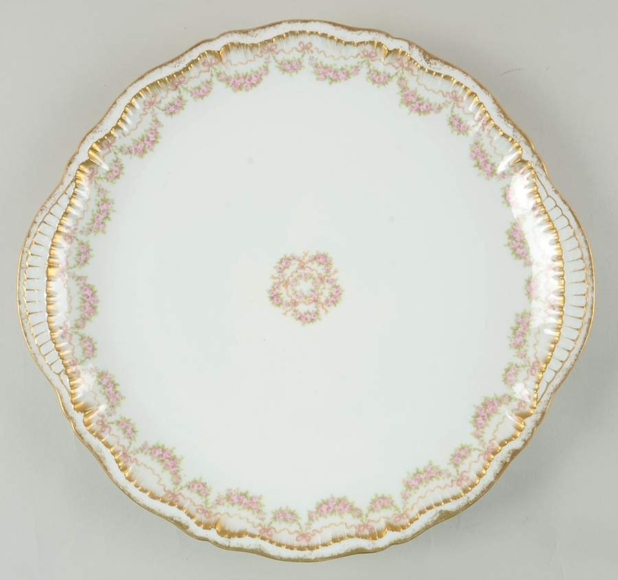 Schleiger 842 13" Handled Chop Plate (Round Platter) by Haviland-1