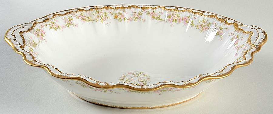 Schleiger 842 12" Oval Vegetable Bowl by Haviland-1
