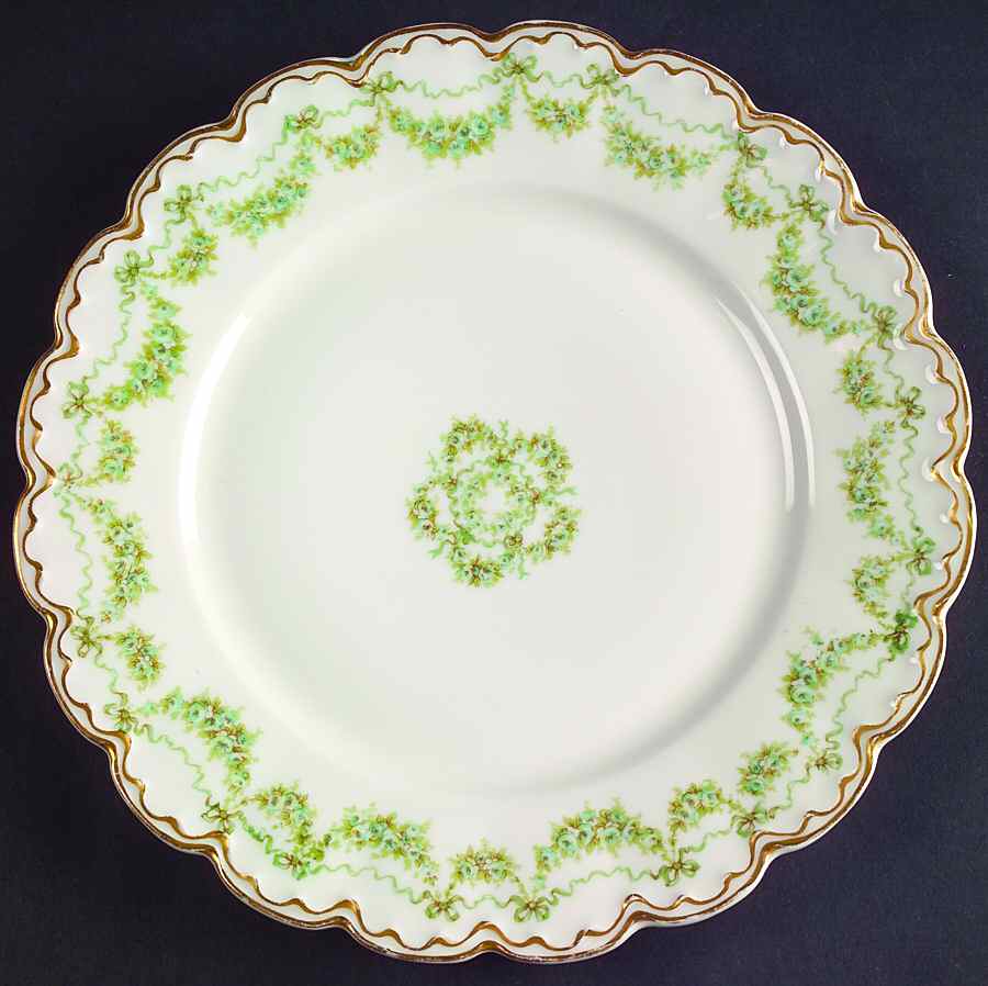 Schleiger 842A Dinner Plate by Haviland-1