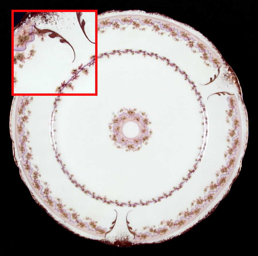 Schleiger 843 Dinner Plate by Haviland-1
