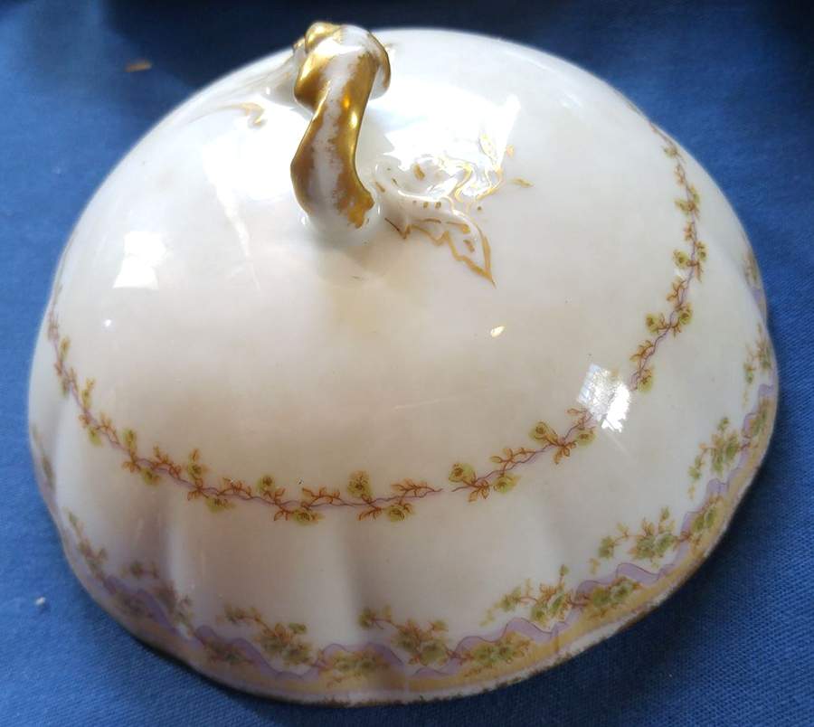 Schleiger 843 Lid for Round Butter by Haviland-1