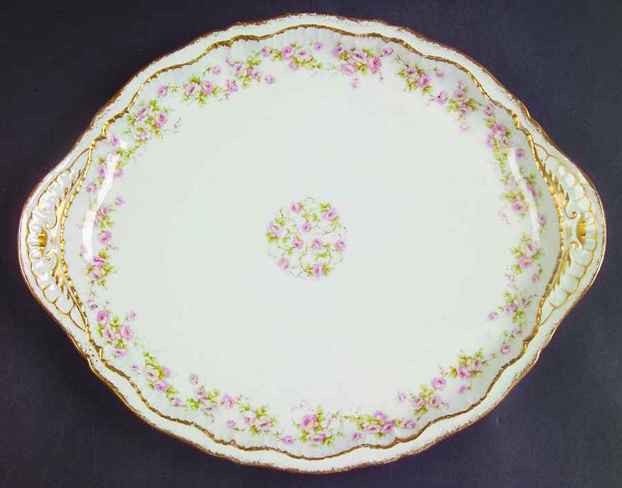 Schleiger 844 11" Oval Serving Platter by Haviland-1