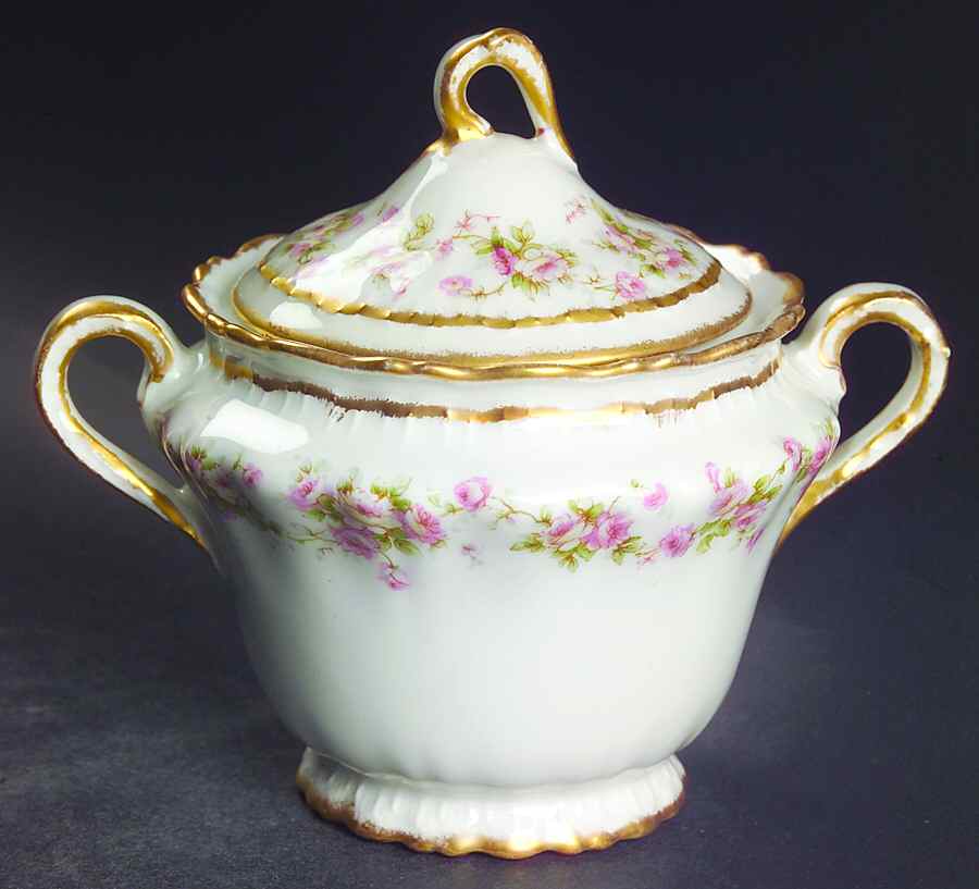 Schleiger 844 Sugar Bowl & Lid by Haviland-1