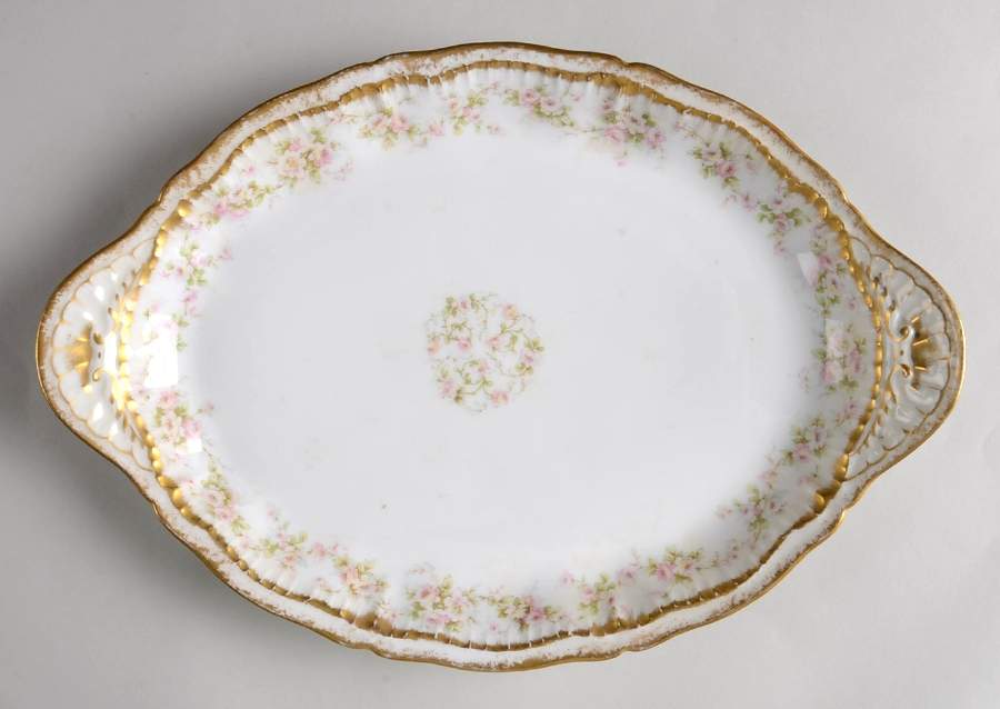 Schleiger 844 11" Oval Serving Platter by Haviland-1
