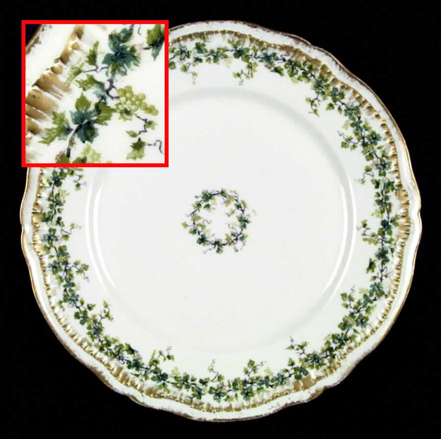 Schleiger 849 Dinner Plate by Haviland-1