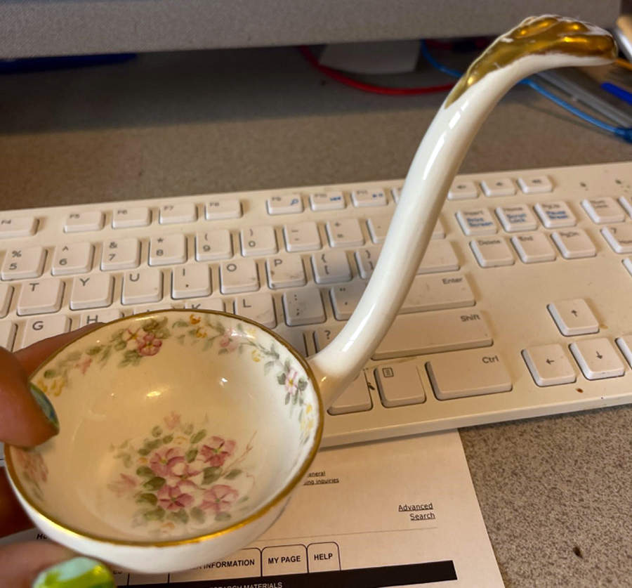 Schleiger 855A Gravy Ladle Solid Piece by Haviland-1