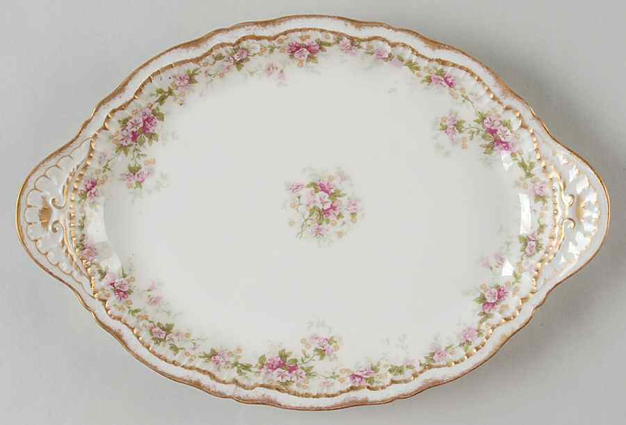 Schleiger 855A 11" Oval Serving Platter by Haviland-1