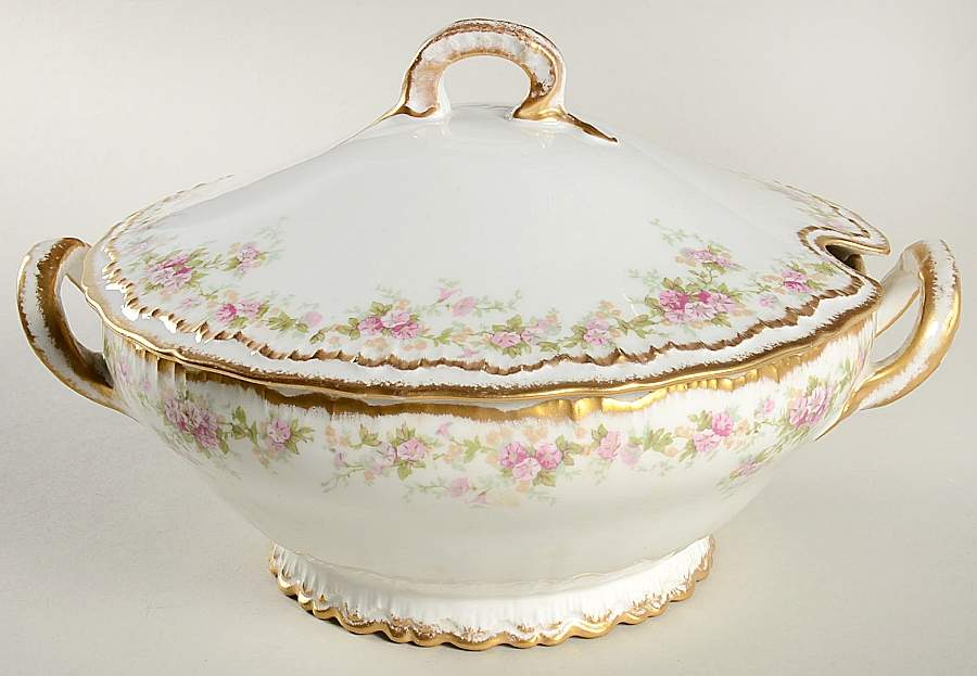 Schleiger 855A Tureen &  Lid by Haviland-1