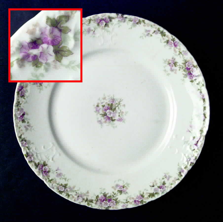 Schleiger 855c  Luncheon Plate by Haviland-1