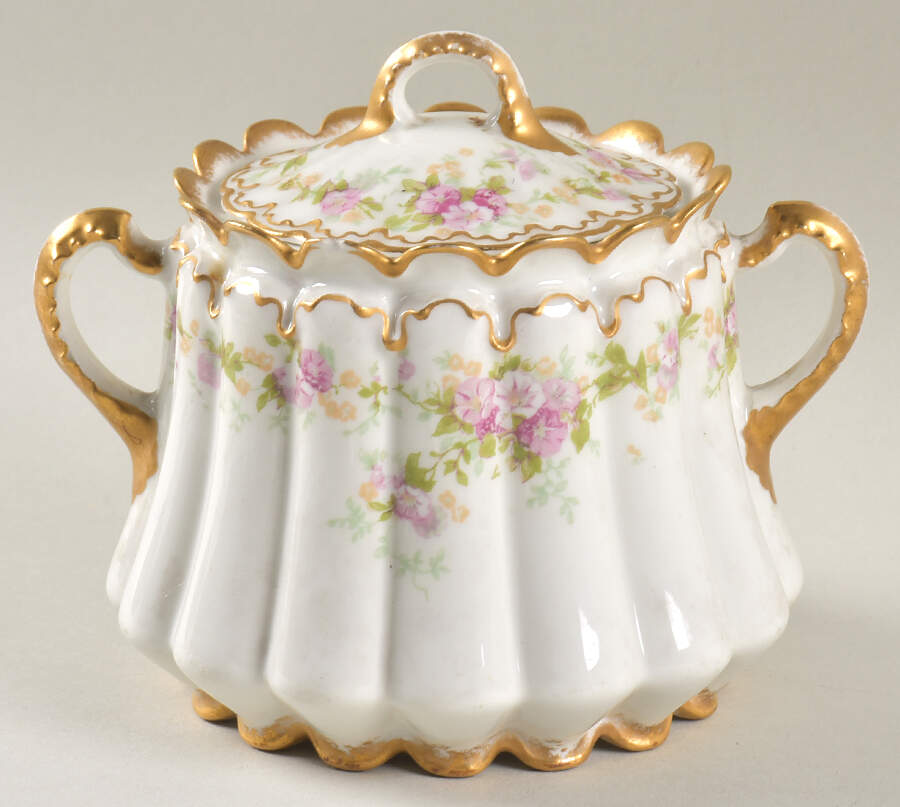 Schleiger 855G Sugar Bowl & Lid by Haviland-1
