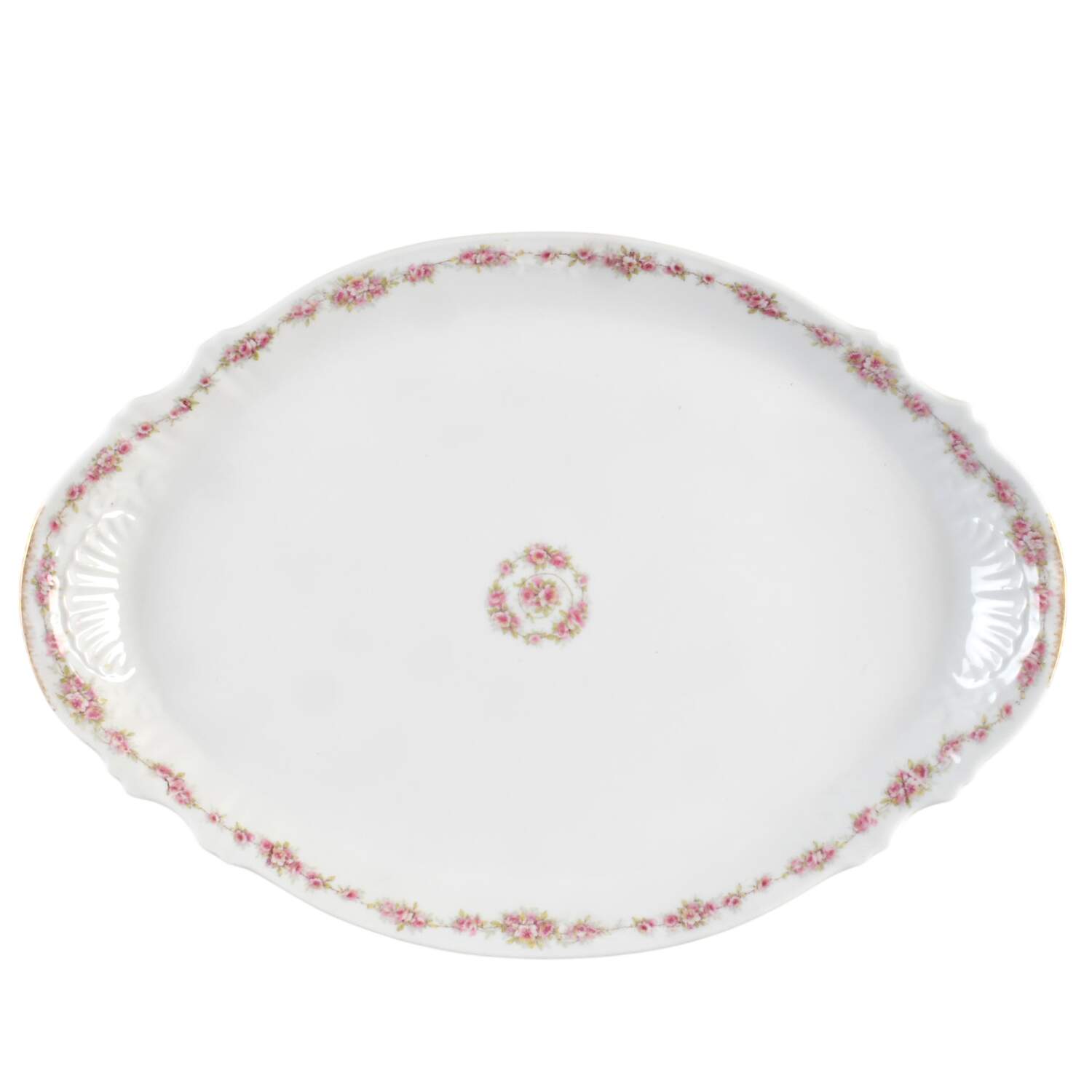 Schleiger 856a 18" Oval Serving Platter by Haviland-1