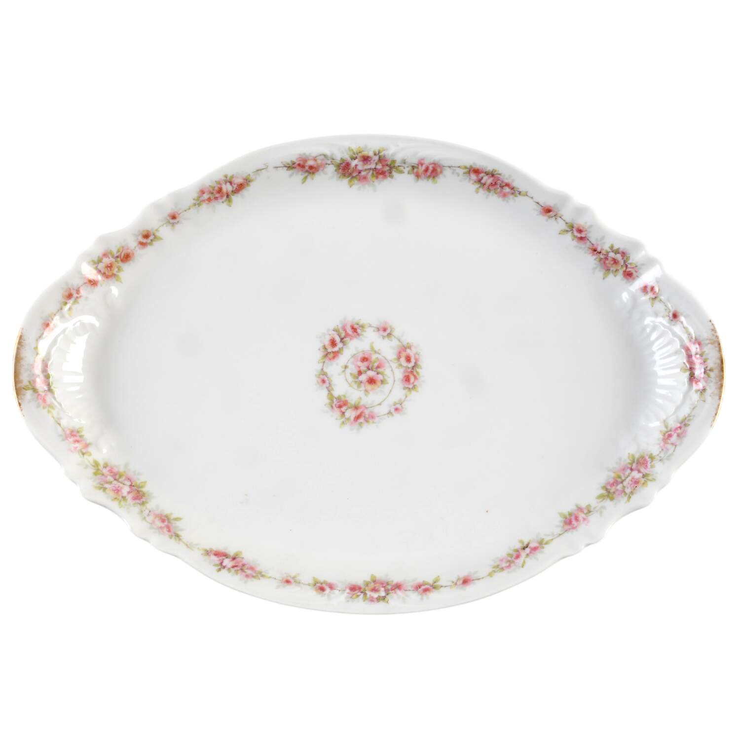 Schleiger 856a 11" Oval Serving Platter by Haviland-1