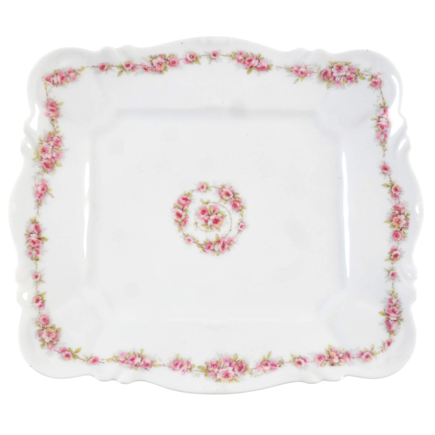 Schleiger 856a Square Cake Plate by Haviland-1