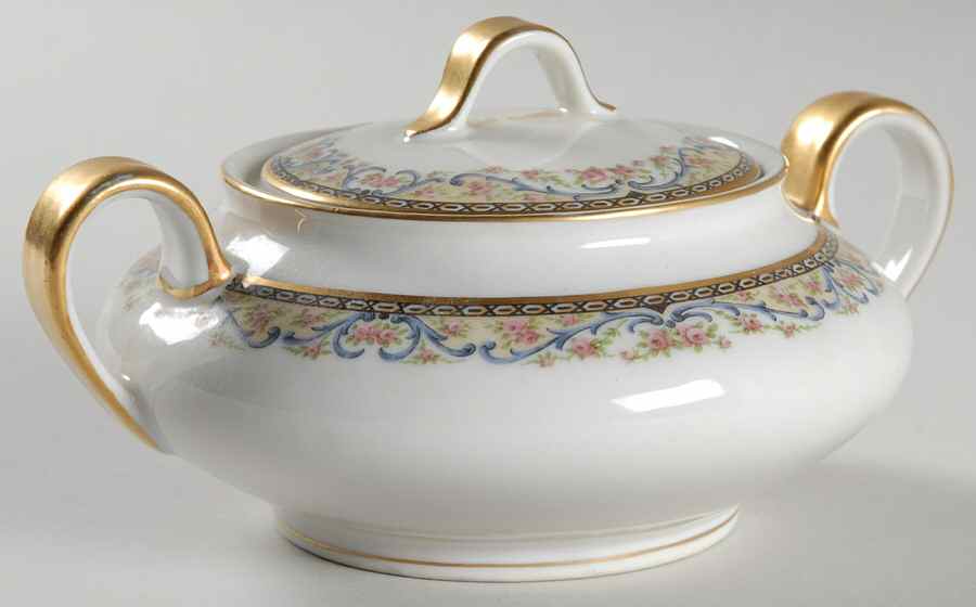 Schleiger 858 Sugar Bowl & Lid by Haviland-1
