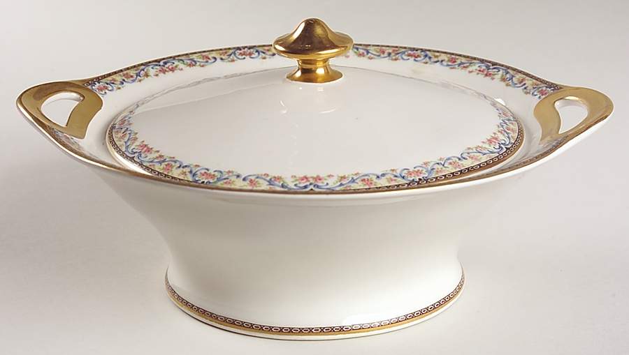 Schleiger 858 Round Covered Vegetable by Haviland-1