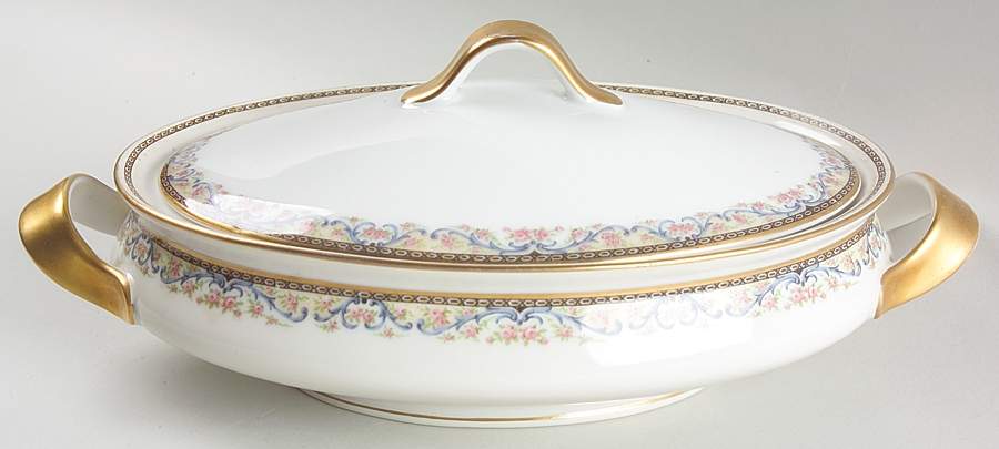 Schleiger 858 Oval Covered Vegetable by Haviland-1