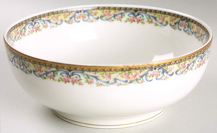 Schleiger 858 Cranberry Bowl by Haviland-1