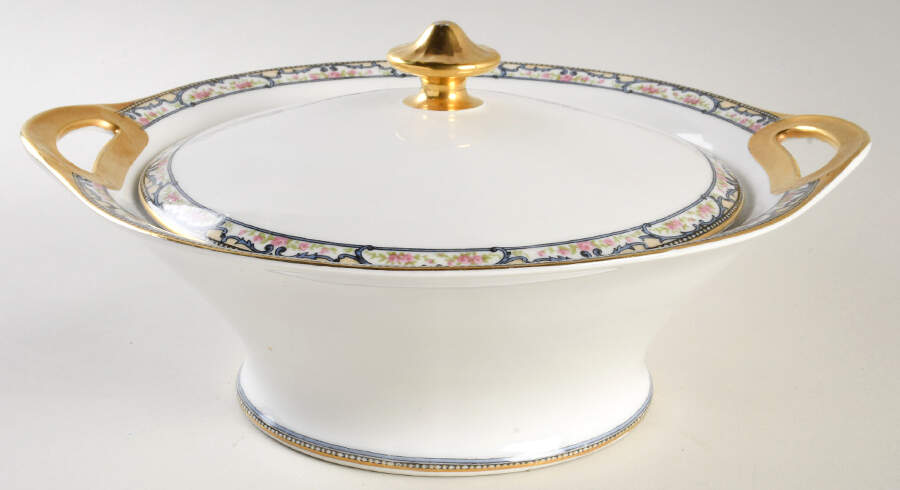 Schleiger 859 Round Covered Vegetable by Haviland-1