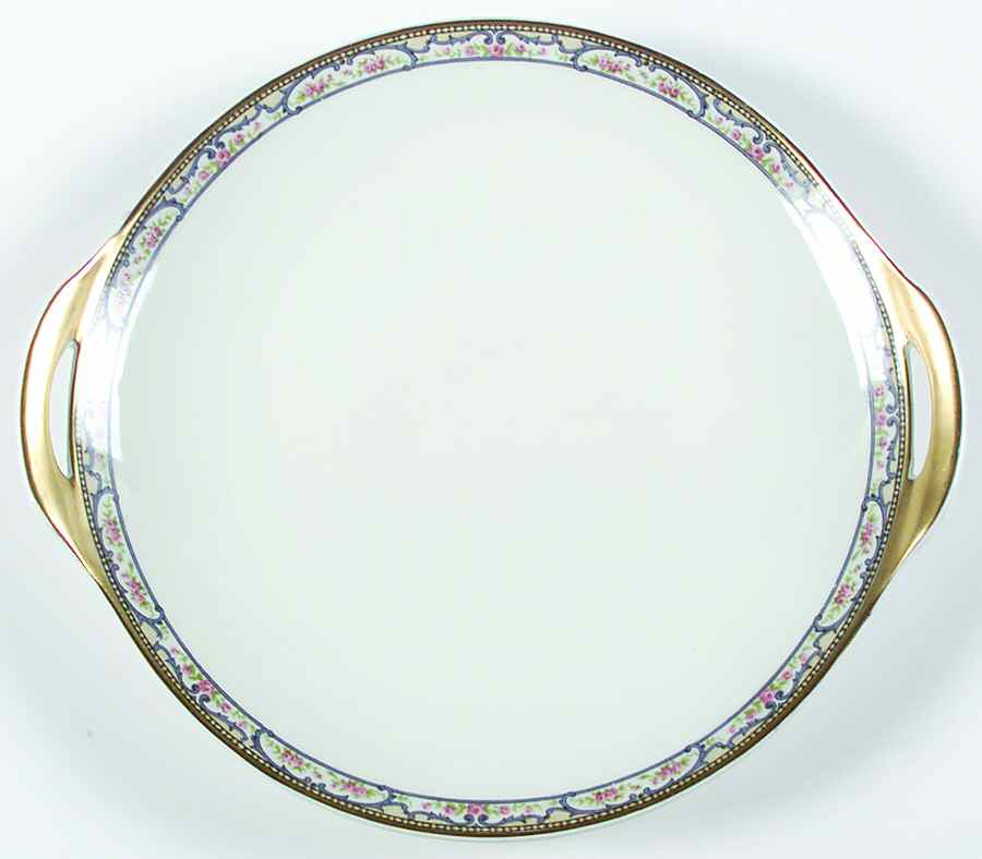 Schleiger 859 Handled Cake Plate by Haviland-1