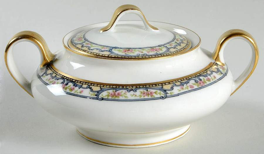 Schleiger 859 Sugar Bowl & Lid by Haviland-1