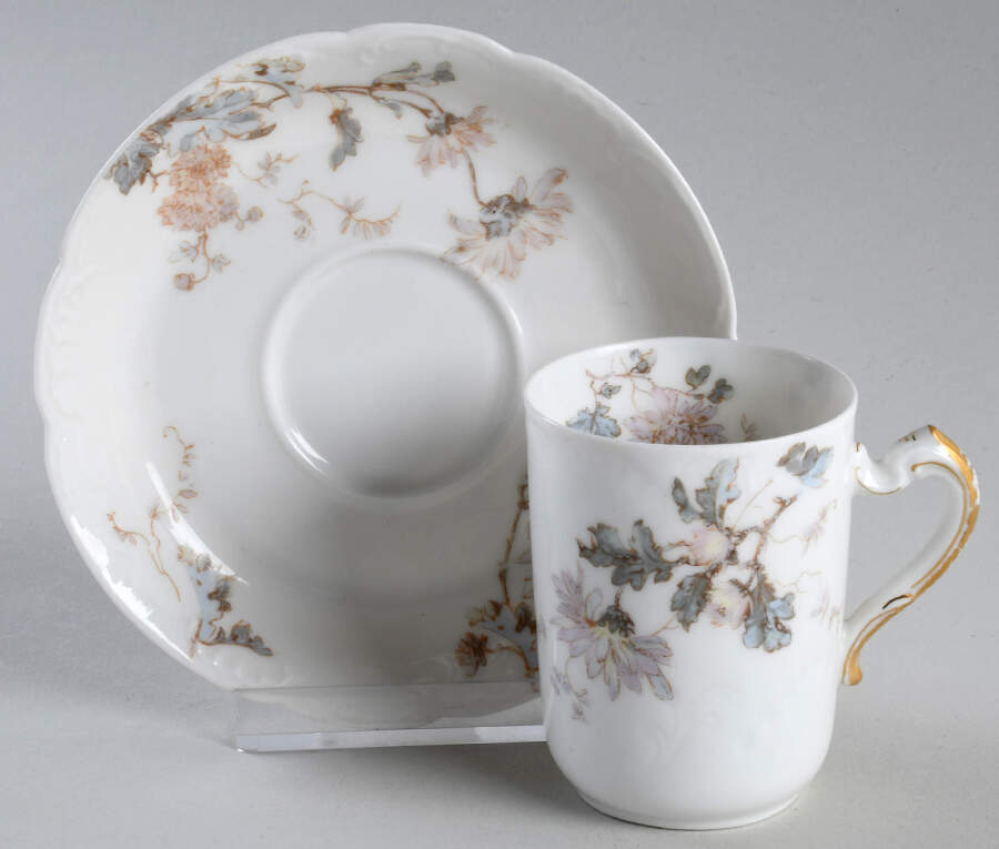 Schleiger 86 Chocolate Cup & Saucer Set by Haviland-1