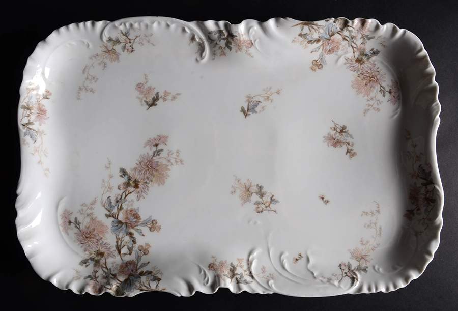 Schleiger 86 18" Rectangular Serving Platter by Haviland-1
