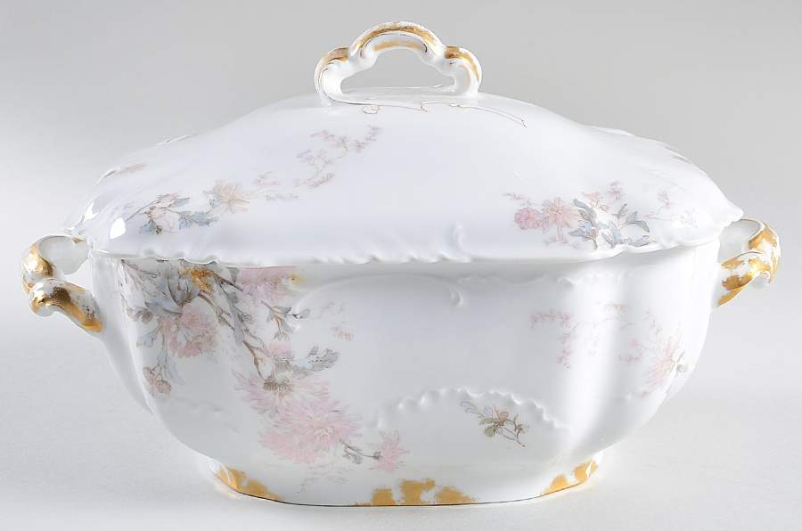Schleiger 86 Rectangular Tureen & Lid by Haviland-1