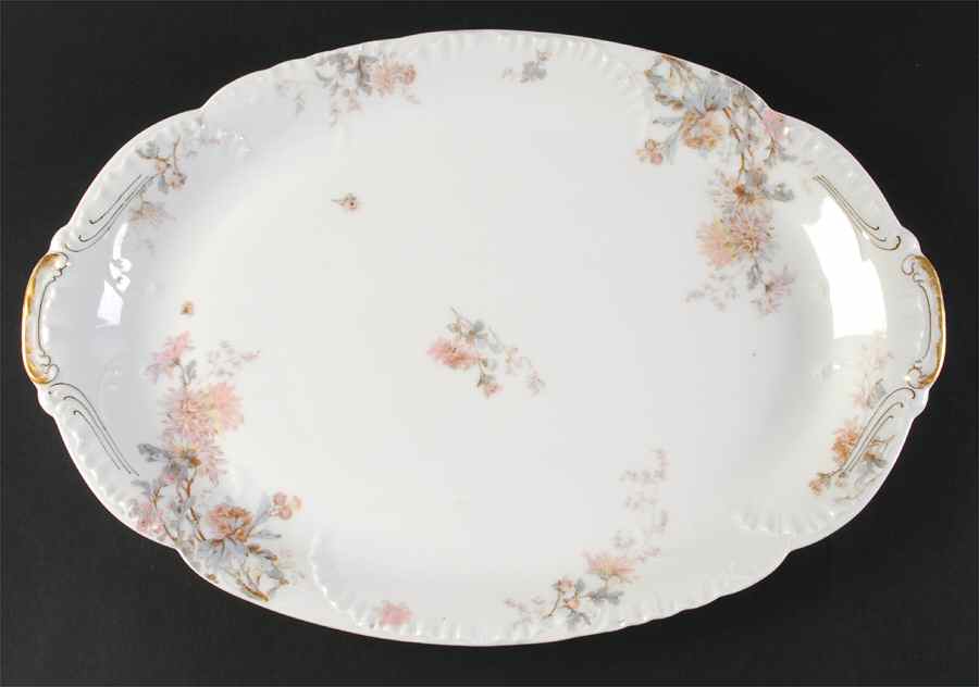 Schleiger 86 17" Oval Serving Platter by Haviland-1