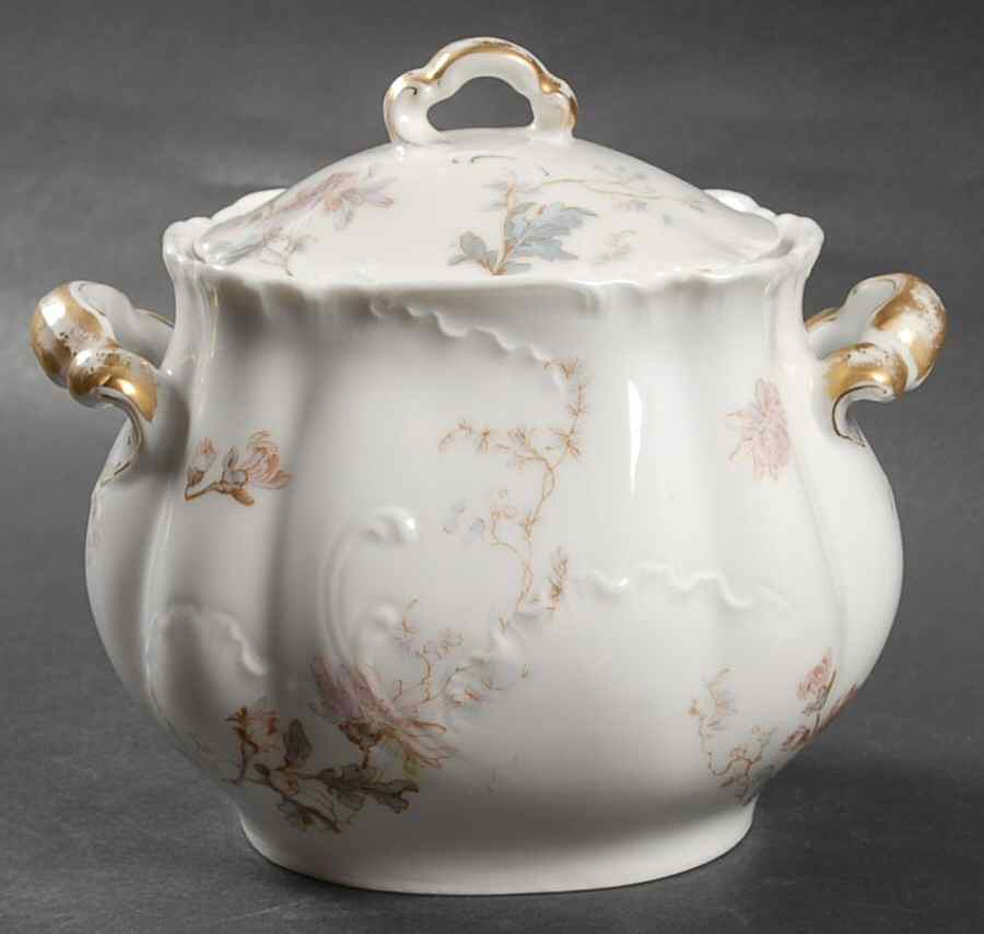 Schleiger 86 Oversize Sugar Bowl & Lid by Haviland-1