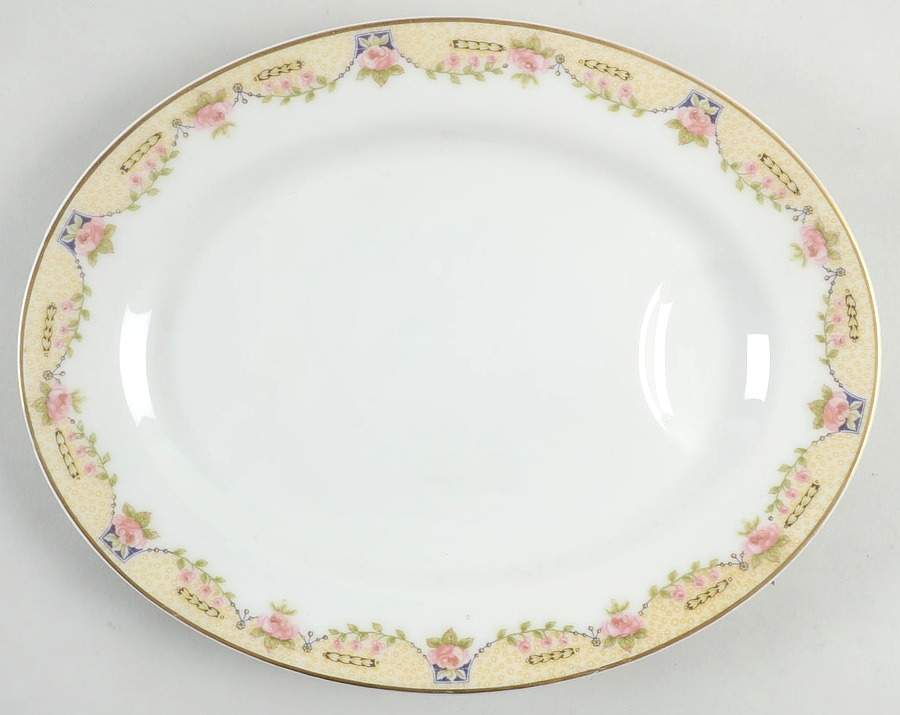 Schleiger 860 11" Oval Serving Platter by Haviland-1