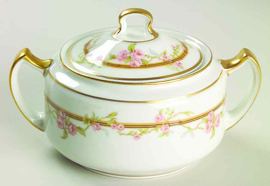 Schleiger 861 Sugar Bowl & Lid by Haviland-1