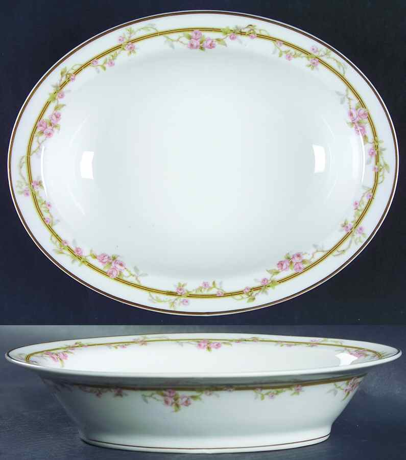 Schleiger 861A 9" Oval Vegetable Bowl by Haviland-1