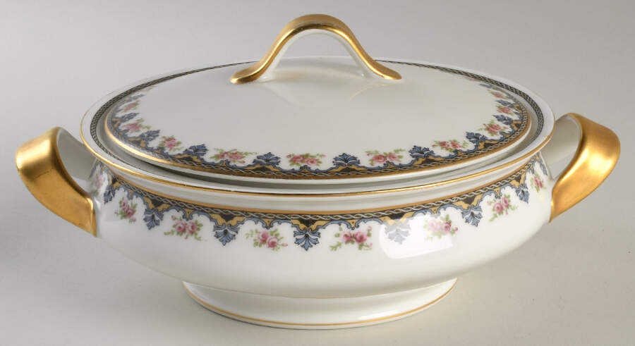 Schleiger 862 Round Covered Vegetable by Haviland-1