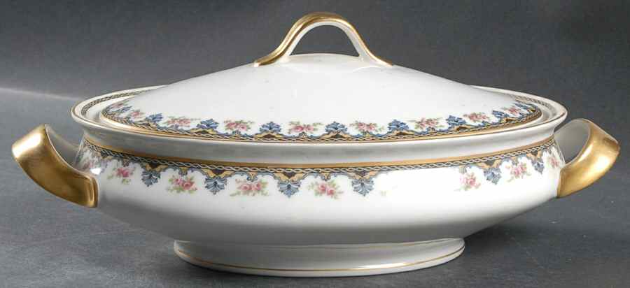 Schleiger 862 Oval Covered Vegetable by Haviland-1