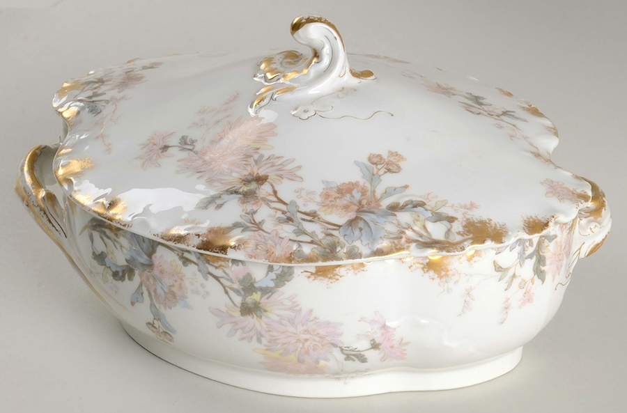 Schleiger 86A Oval Covered Vegetable by Haviland-1