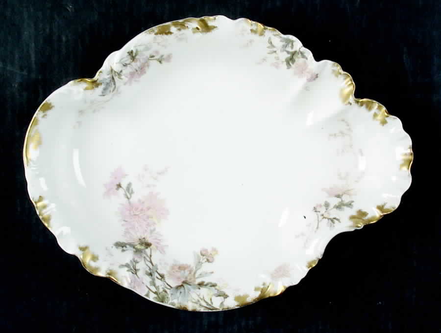 Schleiger 86A 11" Shallow Oval Vegetable Bowl by Haviland-1