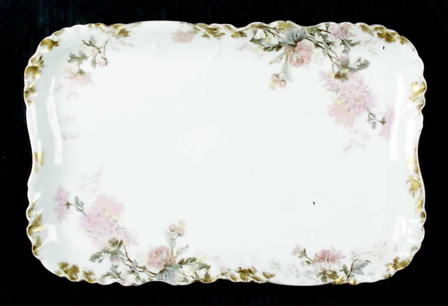 Schleiger 86A 12" Rectangular Serving Platter by Haviland-1